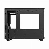 Deepcool CH160 PLUS MicroATX Mini Tower Black with Tempered Glass Side Panel and USB 3.2 Gen 2 Type-C Front Panel