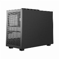 Deepcool CH160 PLUS MicroATX Mini Tower Black with Tempered Glass Side Panel and USB 3.2 Gen 2 Type-C Front Panel