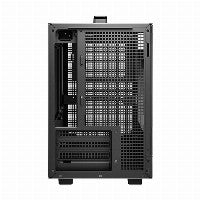 Deepcool CH160 PLUS MicroATX Mini Tower Black with Tempered Glass Side Panel and USB 3.2 Gen 2 Type-C Front Panel