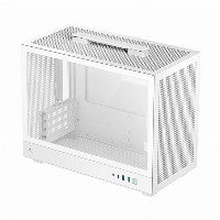 Deepcool CH160 PLUS Micro ATX Mini Tower White with Tempered Glass Side Panel and USB 3.2 Gen 2 Type-C