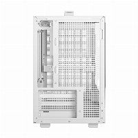 Deepcool CH160 PLUS Micro ATX Mini Tower White with Tempered Glass Side Panel and USB 3.2 Gen 2 Type-C
