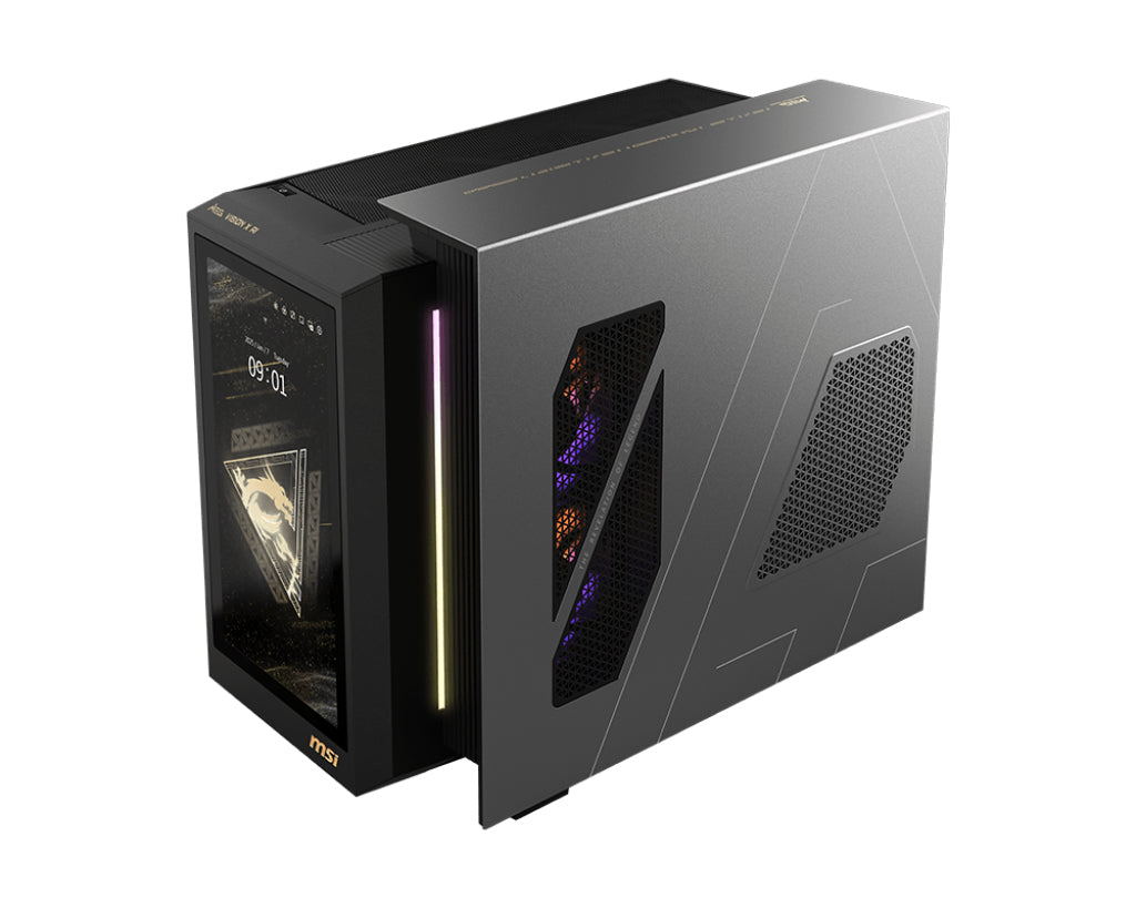 MSI MEG Vision X AI 2NVV7-009AT Intel Core Ultra 7 265K 32 GB DDR5-SDRAM 2 TB SSD NVIDIA GeForce RTX 5080 Windows 11 Home Desktop PC Schwarz