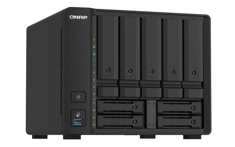 QNAP TS-932PX NAS Tower Annapurna Labs Alpine AL-324 4 GB DDR4 0 TB QNAP Turbo System Schwarz