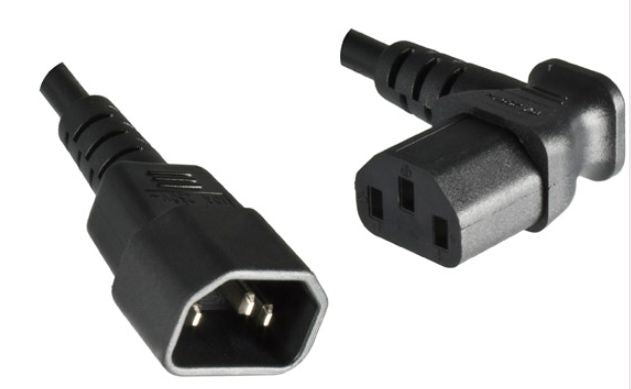 Microconnect PE040618A Stromkabel Schwarz 1,8 m C13-Koppler C14-Koppler