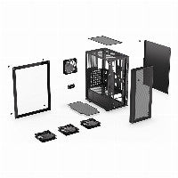 ENDORFY Ventum 200 ARGB ATX Mid Tower Black Tempered Glass Side Panel