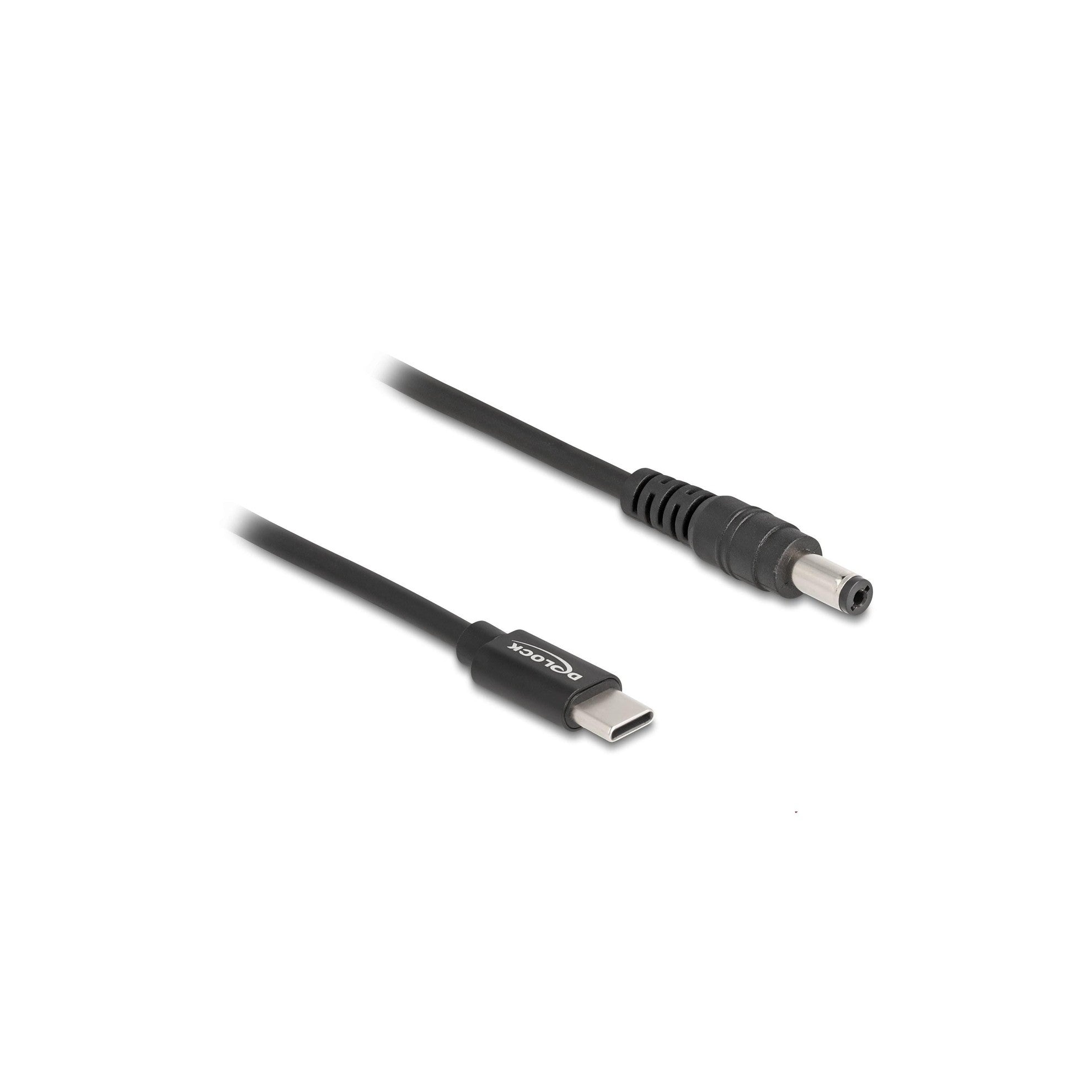 Delock Ladekabel USB-C-5.5x2.1mm Stecker