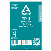 K Arctic Thermal Pad - ATP-4, -40-200 °C, 100/100/1,0mm 4pcs