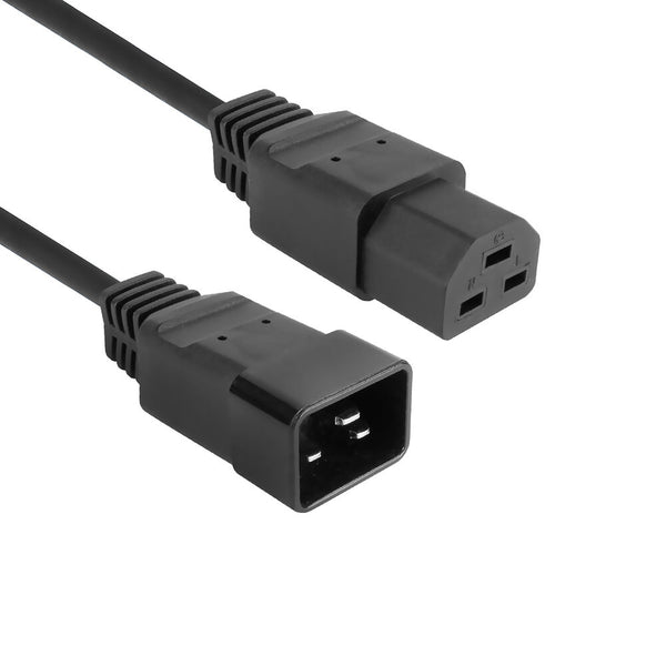Cavo di alimentazione ACT C20 - C21 IEC60320 nero 1,5 m