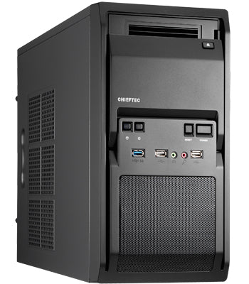 Chieftec LT-01B-OP Computer-Gehäuse Mini Tower Schwarz
