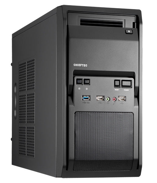 Chieftec LT-01B-OP Computer-Gehäuse Mini Tower Schwarz