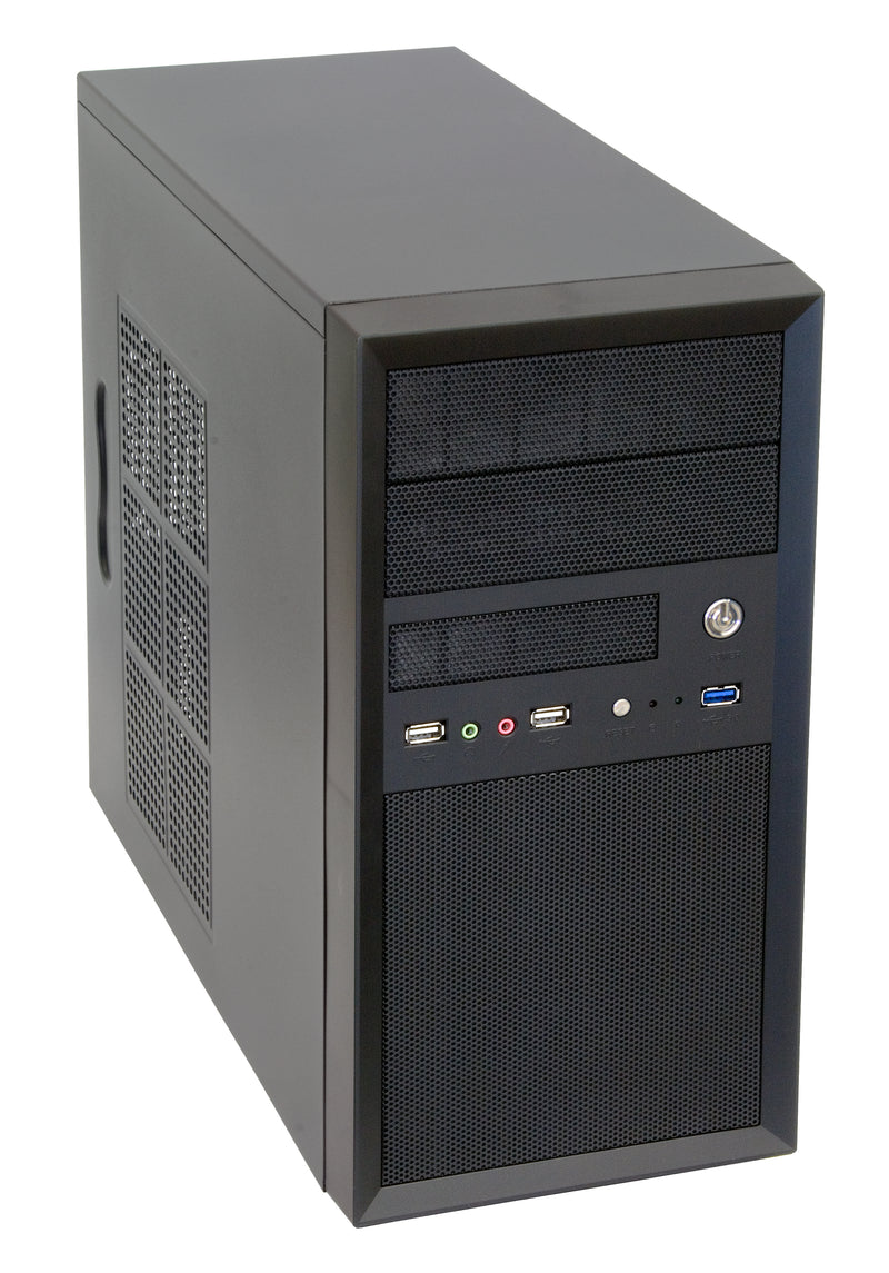 Chieftec CT-01B-OP Computer-Gehäuse Mini Tower Schwarz