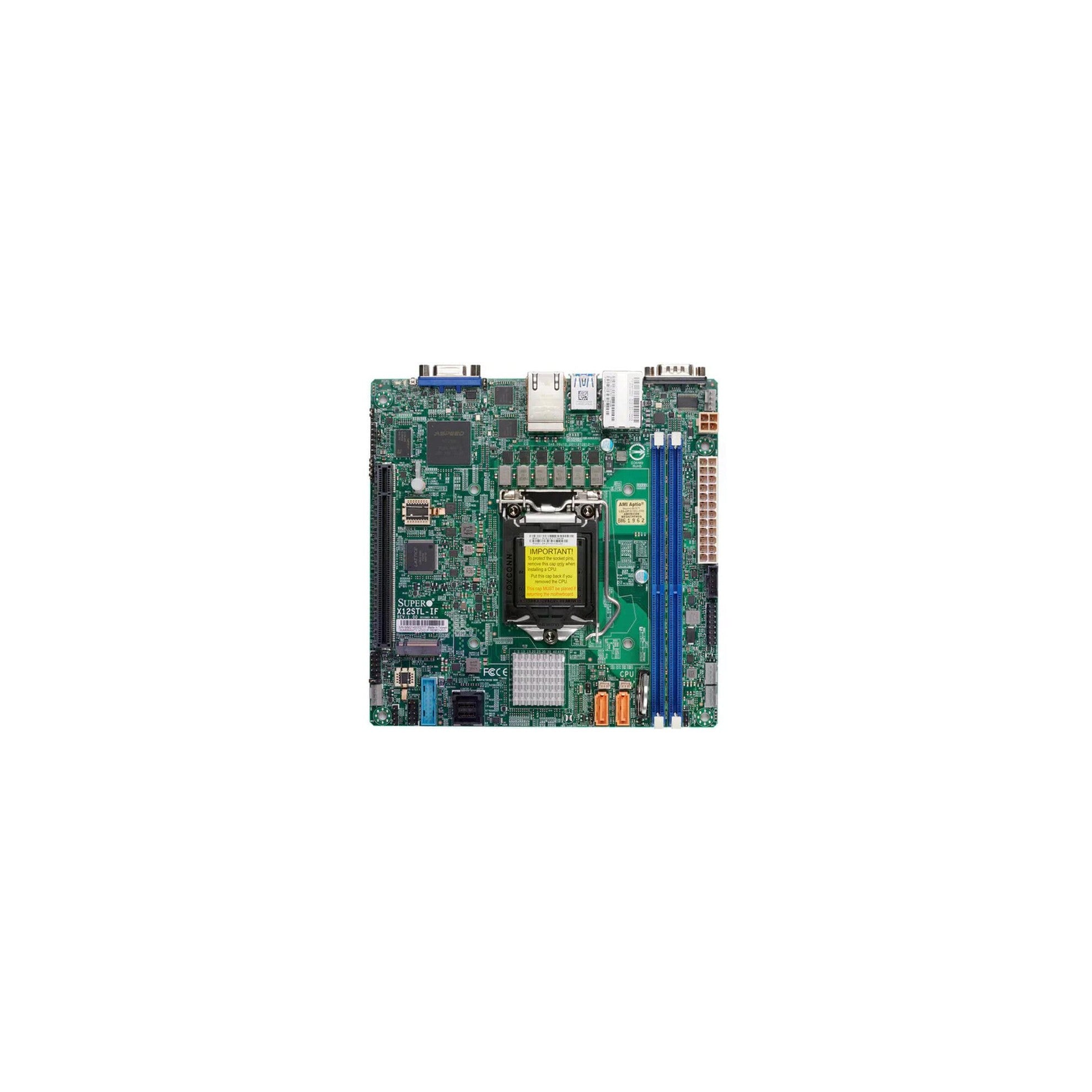 Supermicro X12STL-IF: 1x LGA-1200