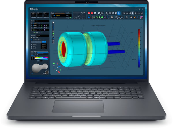 DELL Pro Max 18 Plus MB18250 Intel Core Ultra 9 285HX Mobiler Arbeitsplatz 45,7 cm (18") Quad HD+ 32 GB DDR5-SDRAM 1 TB SSD NVIDIA RTX PRO 3000 Blackwell Wi-Fi 7 (802.11be) Windows 11 Pro Schweiz Schwarz