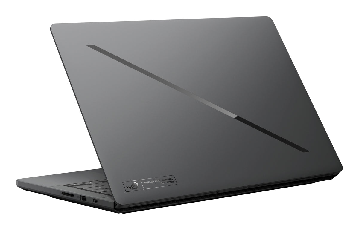 ASUS ROG Zephyrus G14 GU405AR-SY006W Intel Core Ultra 9 386H Laptop 35,6 cm (14") 3K 32 GB LPDDR5x-SDRAM 1 TB SSD NVIDIA GeForce RTX 5070 Ti Wi-Fi 7 (802.11be) Windows 11 Home Grau QWERTZ Deutsch