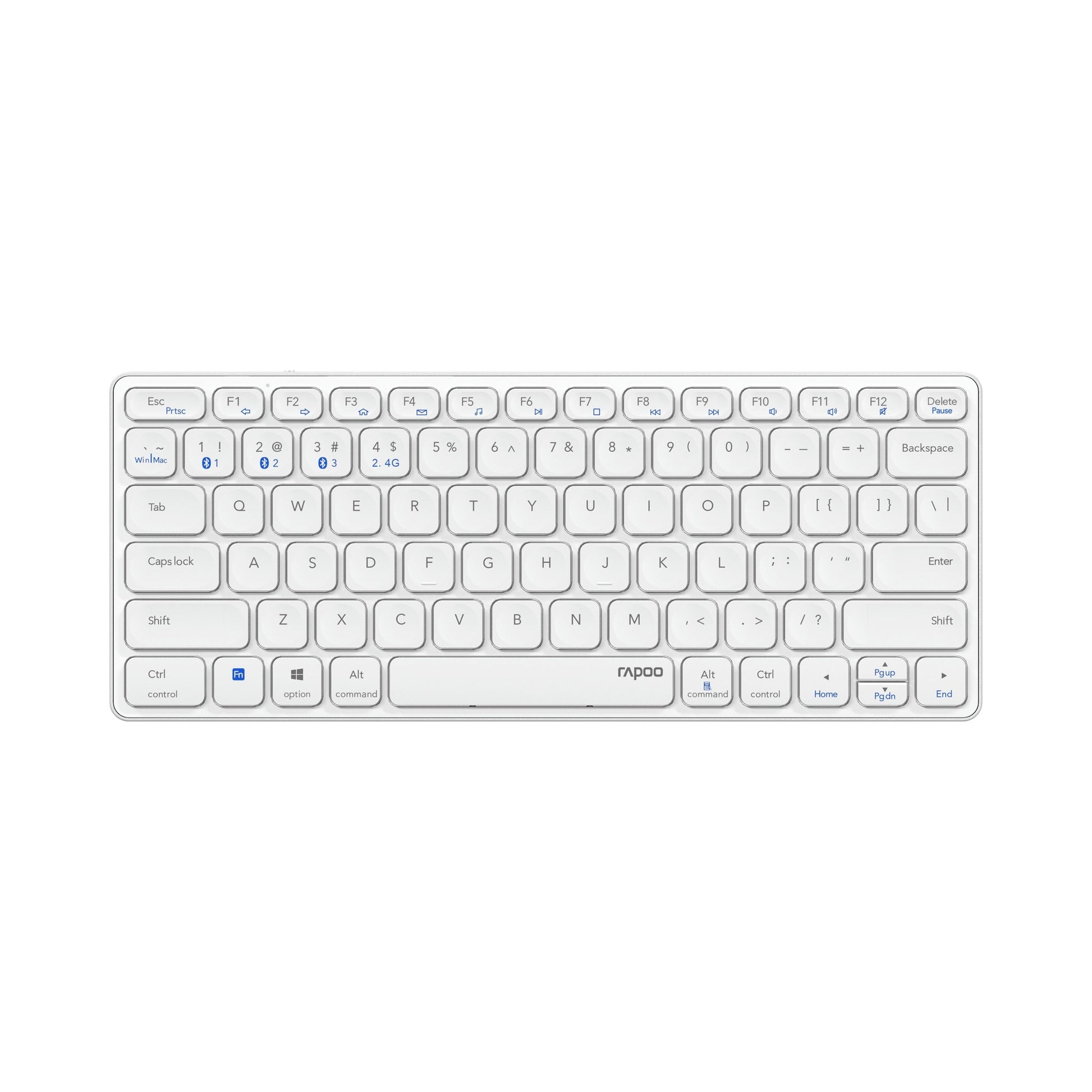 Rapoo E9600M ultraslim Keyboard white