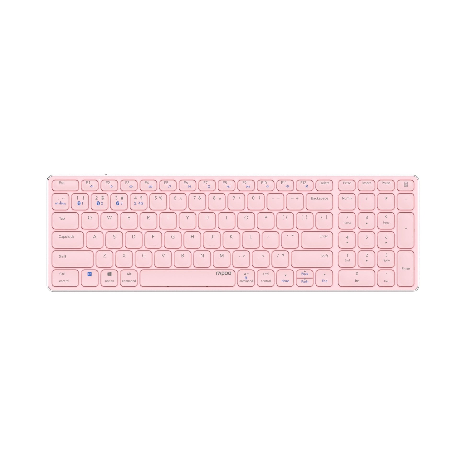 Rapoo E9700M ultraslim Keyboard pink