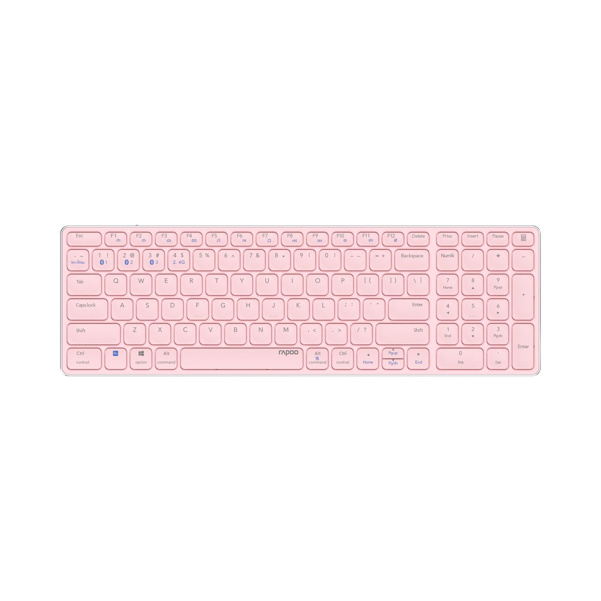 Rapoo E9700M ultraslim Keyboard pink