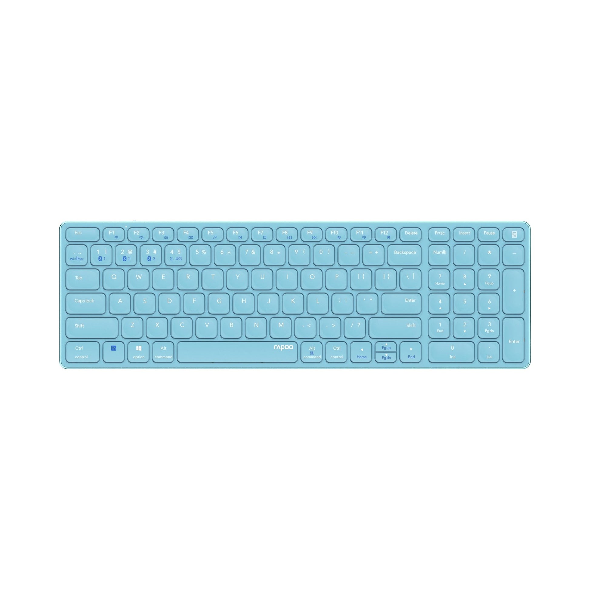 Rapoo E9700M ultraslim Keyboard blue