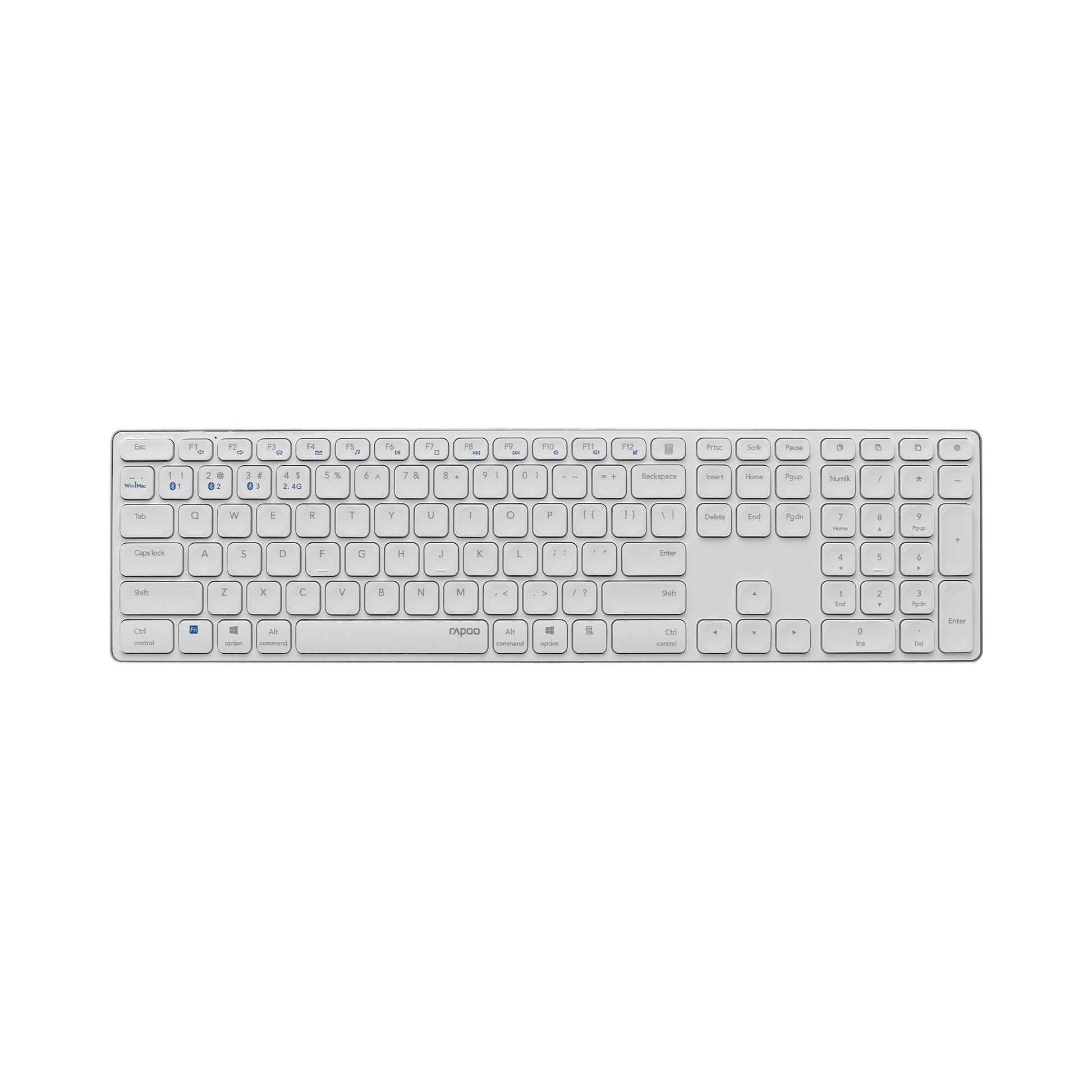 Rapoo E9800M ultraslim Keyboard white