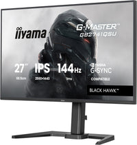 iiyama G-MASTER GB2741QSU-B1 Computerbildschirm 68,6 cm (27") 2560 x 1440 Pixel 4K Ultra HD LED Schwarz