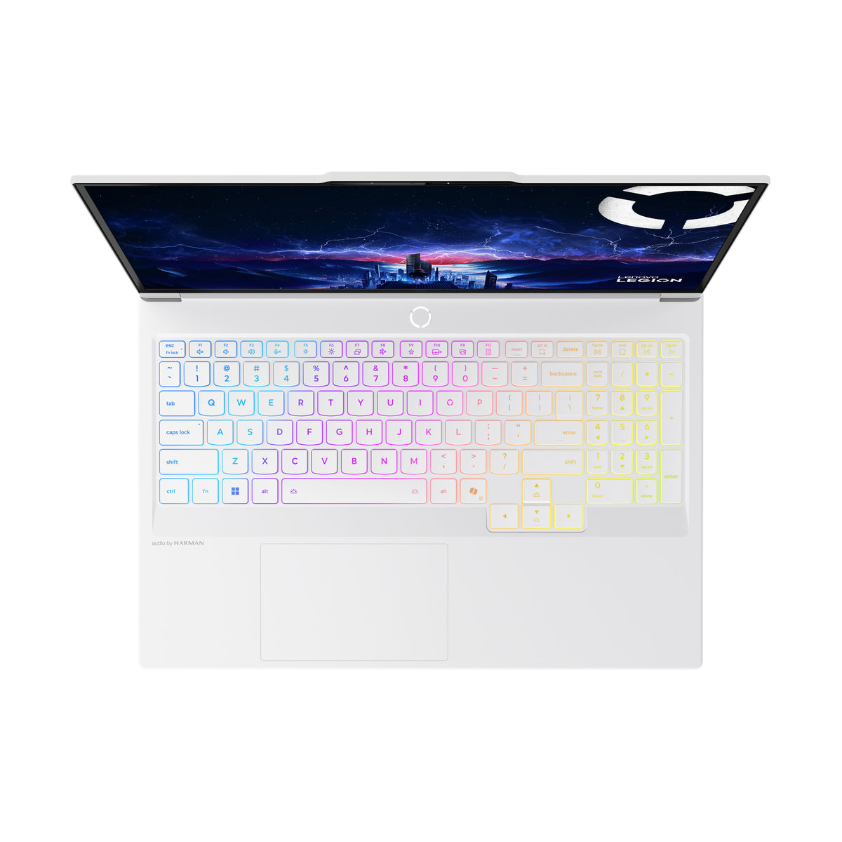 Lenovo Legion 7 16IAX10 Intel Core Ultra 9 275HX Laptop 40,6 cm (16") WQXGA 32 GB DDR5-SDRAM 2 TB SSD NVIDIA GeForce RTX 5070 Wi-Fi 7 (802.11be) Windows 11 Home Schweiz Weiß