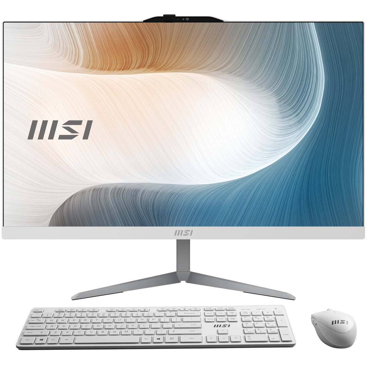 MSI Modern AM242 1M-2222EU Intel Core 3 100U 60,5 cm (23.8") 1920 x 1080 Pixel All-in-One-PC 8 GB DDR5-SDRAM 512 GB SSD Windows 11 Pro Wi-Fi 6E (802.11ax) Schwarz