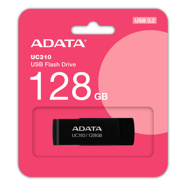 ADATA UC310 USB-Stick 128 GB USB Typ-A 3.2 Gen 1 (3.1 Gen 1) Schwarz
