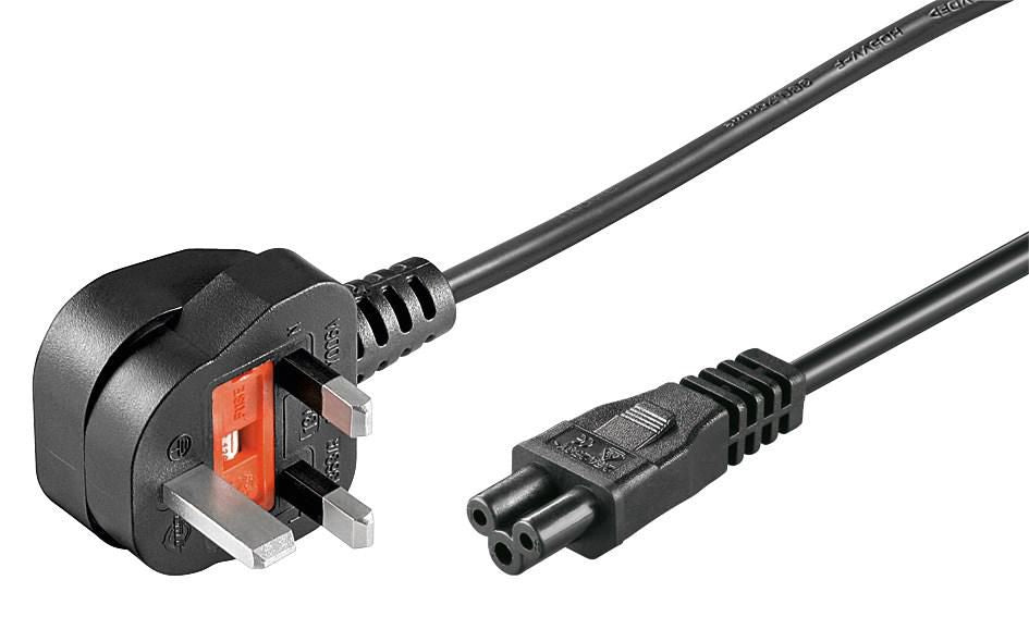 Microconnect PE090850 Stromkabel Schwarz 5 m Netzstecker Typ G C5-Koppler