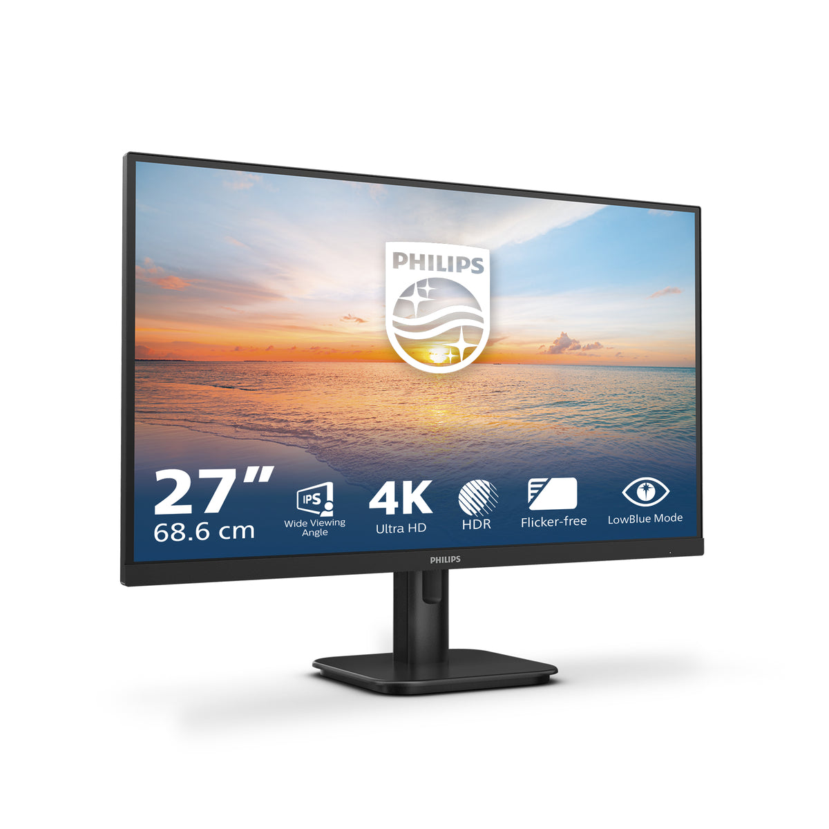 Philips 27E1N1800A/00 Computerbildschirm 68,6 cm (27") 3840 x 2160 Pixel 4K Ultra HD LED Schwarz