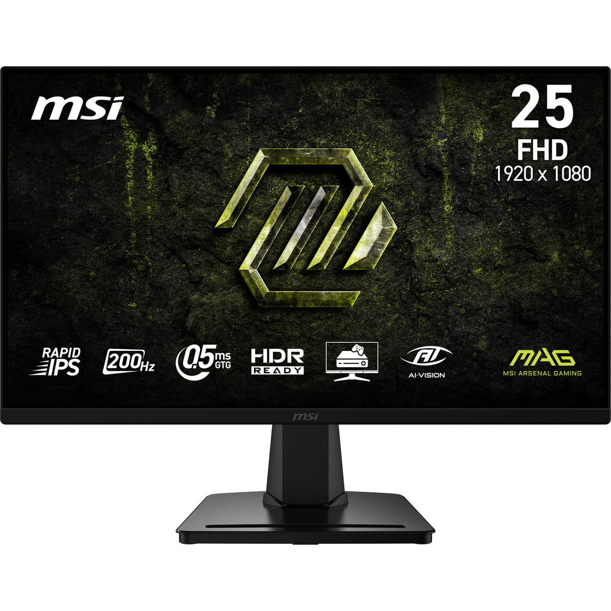 MSI MAG 256F E20 Computerbildschirm 62,2 cm (24.5") 1920 x 1080 Pixel Full HD LCD Schwarz