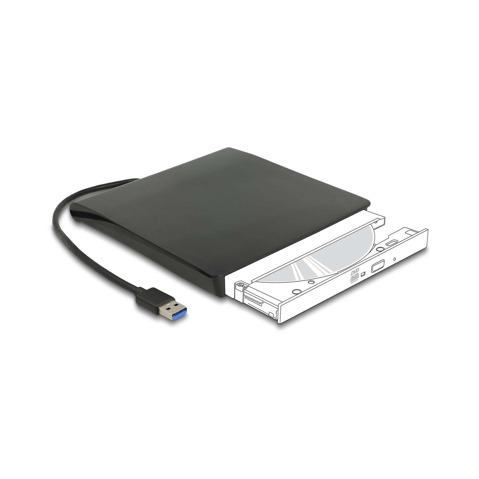 Delock SuperSpeed USB Typ-A Ext. Gehäuse