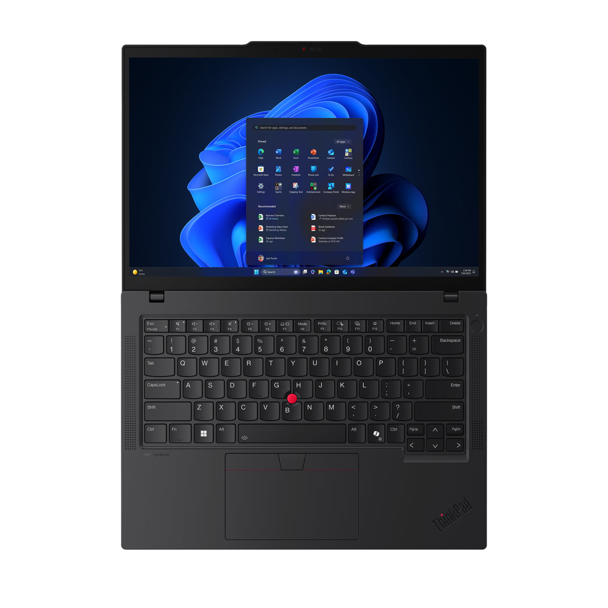 Lenovo ThinkPad T14 Gen 6 (Intel) Intel Core Ultra 5 225U Laptop 35,6 cm (14") WUXGA 16 GB DDR5-SDRAM 512 GB SSD Wi-Fi 6E (802.11ax) Windows 11 Pro Schwarz Deutsch
