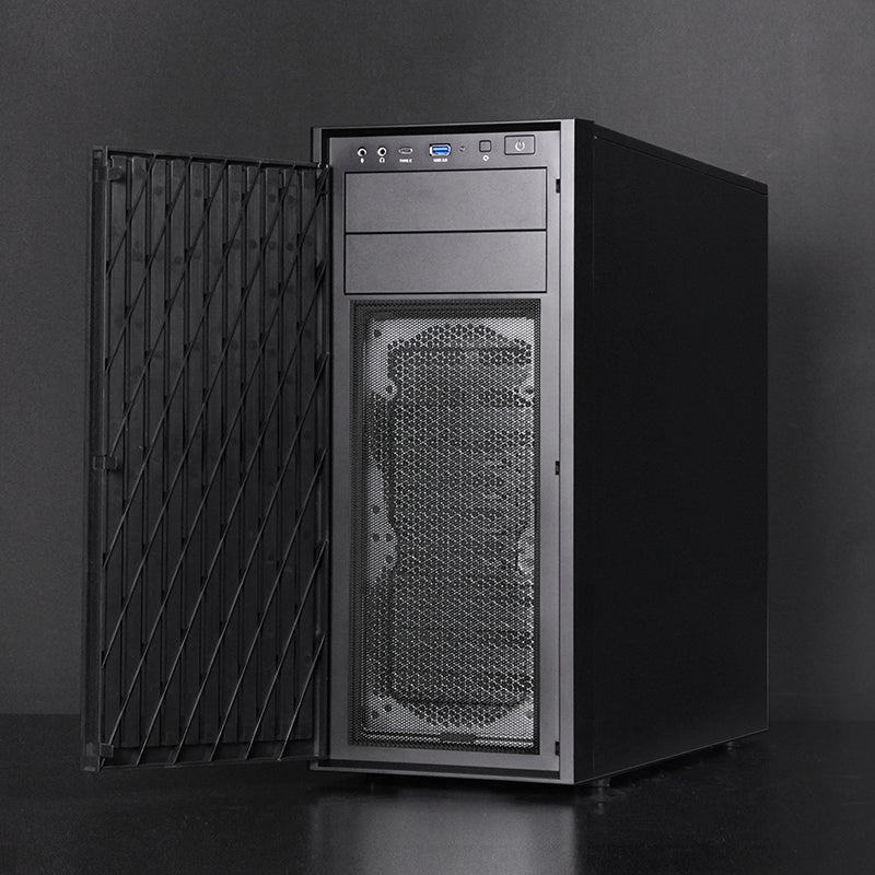 Chieftec BW-01B-OP Computer-Gehäuse Midi Tower Schwarz