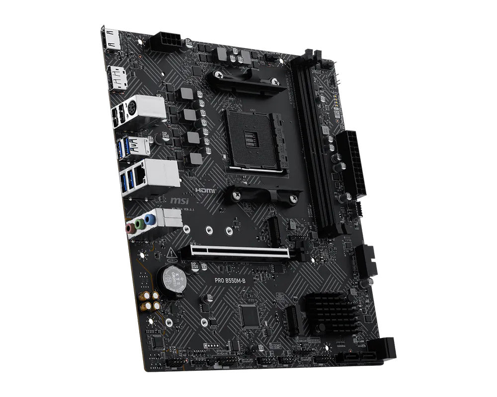 MSI PRO B550M-B Motherboard AMD B550 Sockel AM4 micro ATX