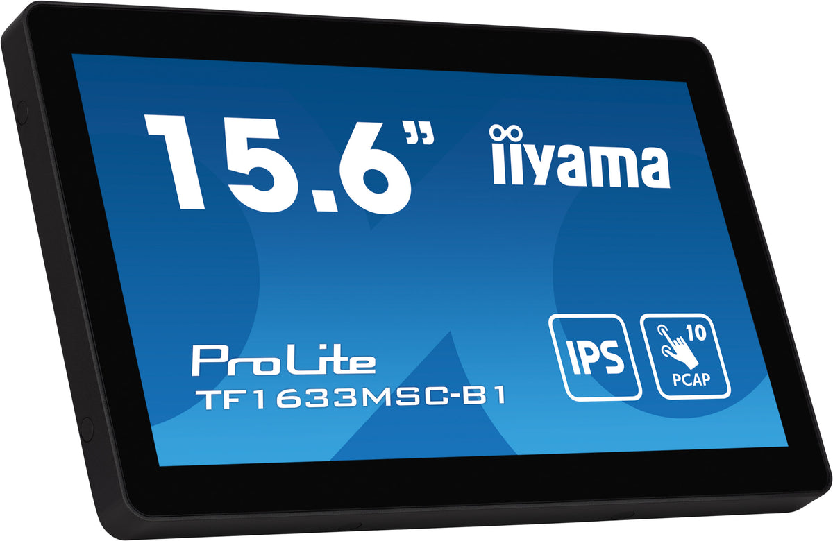 iiyama ProLite TF1633MSC-B1 Computerbildschirm 39,6 cm (15.6") 1920 x 1080 Pixel Full HD Touchscreen Schwarz