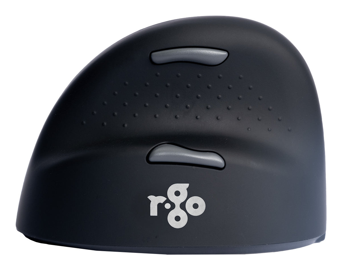 R-Go Tools Ergonomische Maus R-Go HE Break mit Pausensoftware, groß (Handlänge ≥ 185mm), für Linkshänder, bluetooth, schwarz