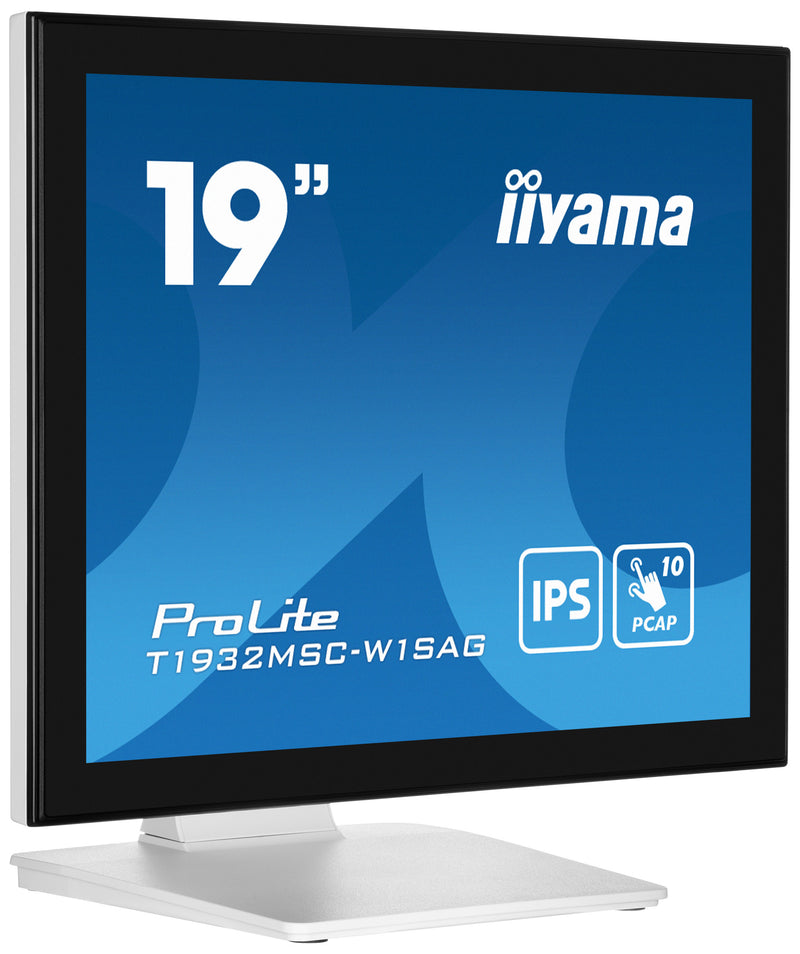 iiyama ProLite T1932MSC-W1SAG Computerbildschirm 48,3 cm (19") 1280 x 1024 Pixel Full HD LED Touchscreen Tisch Weiß