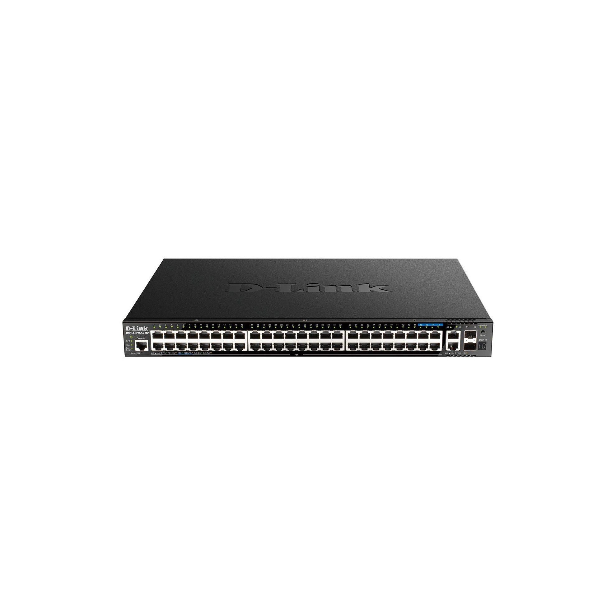 D-Link DGS-1520-52MP/E: 44 Port PoE Switch,