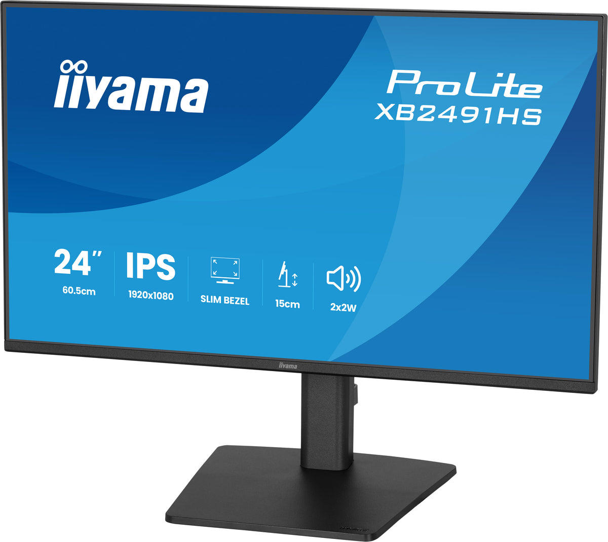 iiyama ProLite XB2491HS-B1 Computerbildschirm 60,5 cm (23.8") 1920 x 1080 Pixel Full HD LCD Schwarz
