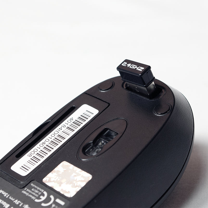 LogiLink ID0104 Clavier et souris inclus Bureau RF Sans fil QWERTZ Noir