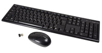 LogiLink ID0104 Tastatur Maus enthalten Büro RF Wireless QWERTZ Schwarz