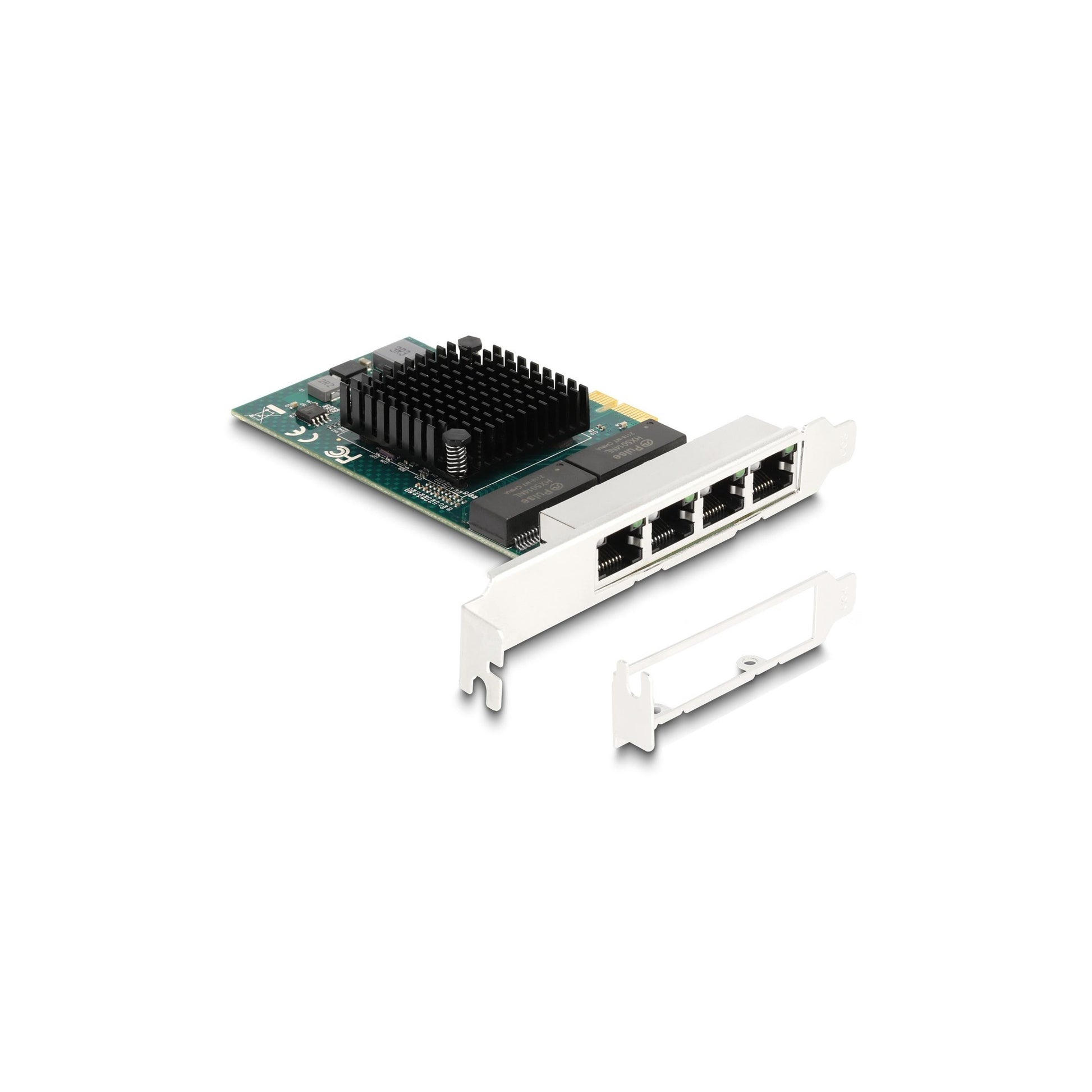 Delock PCI-Express x1 Karte 4xRJ45 Gigabit