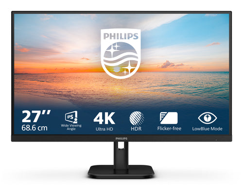 Philips 27E1N1800A/00 Computerbildschirm 68,6 cm (27") 3840 x 2160 Pixel 4K Ultra HD LED Schwarz