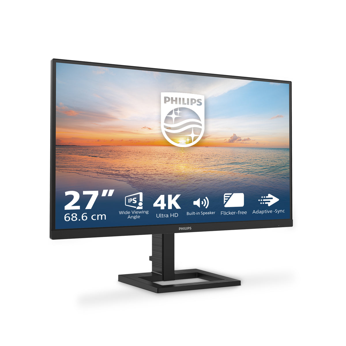 Philips 1000 series 27E1N1800AE/00 Computerbildschirm 68,6 cm (27") 3840 x 2160 Pixel 4K Ultra HD LED Schwarz