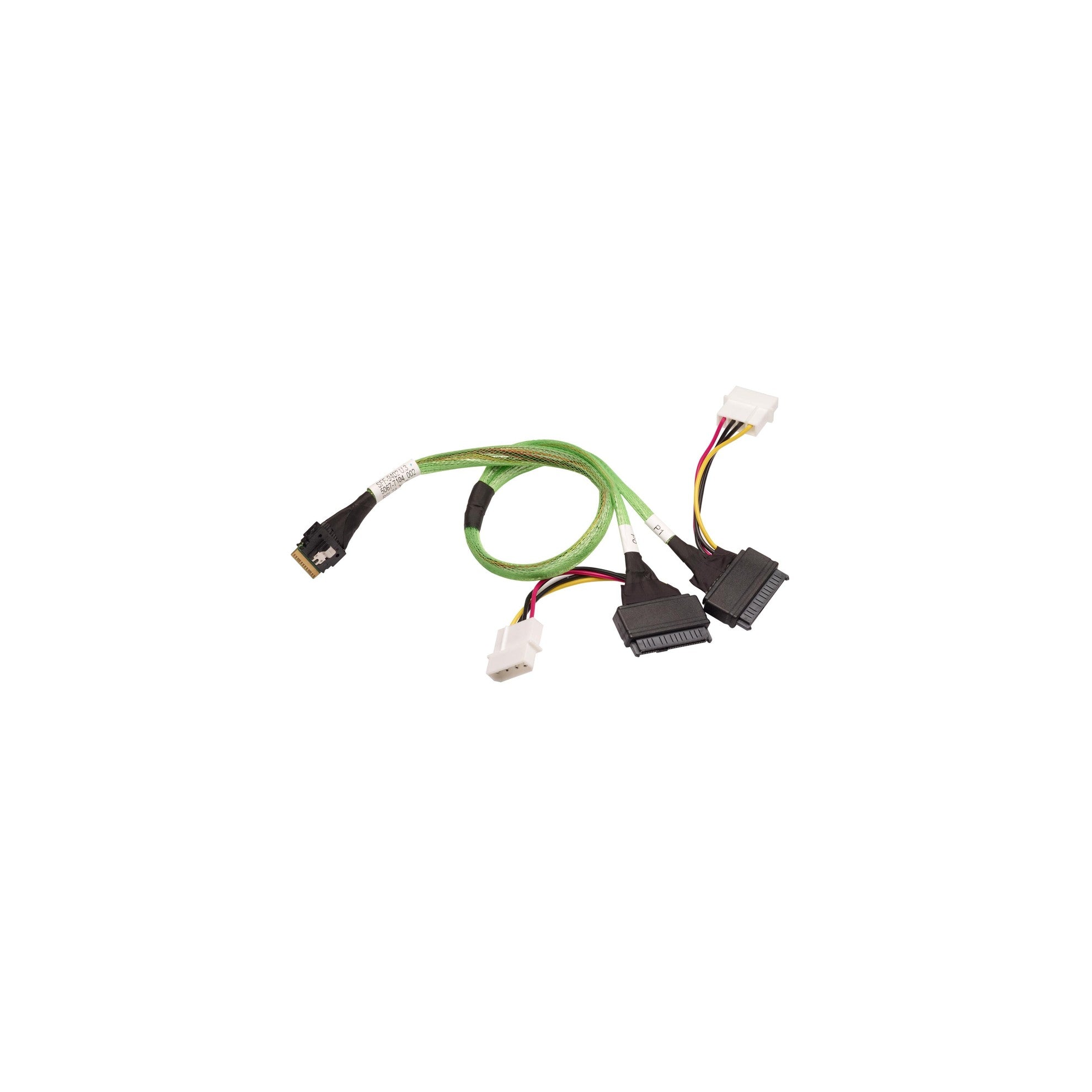 Broadcom SAS Kabel: SFF-8654 -2xSFF-8639 U2