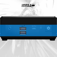 MSI Cubi N ADL-006DE Intel® N N200 4 GB DDR4-SDRAM 128 GB SSD Windows 11 Pro Mini PC Mini-PC Schwarz
