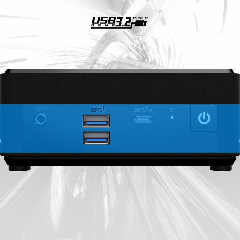 MSI Cubi N ADL-006DE Intel® N N200 4 GB DDR4-SDRAM 128 GB SSD Windows 11 Pro Mini PC Mini-PC Schwarz