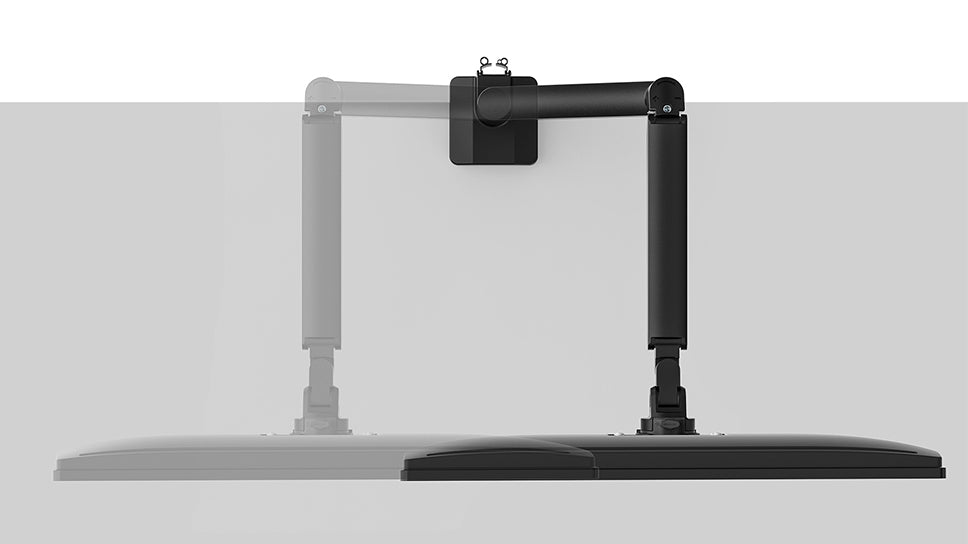 Neomounts DS70-250BL1 Monitorarm 17-35" - Gasfeder - Topfix - 180°-Stopp