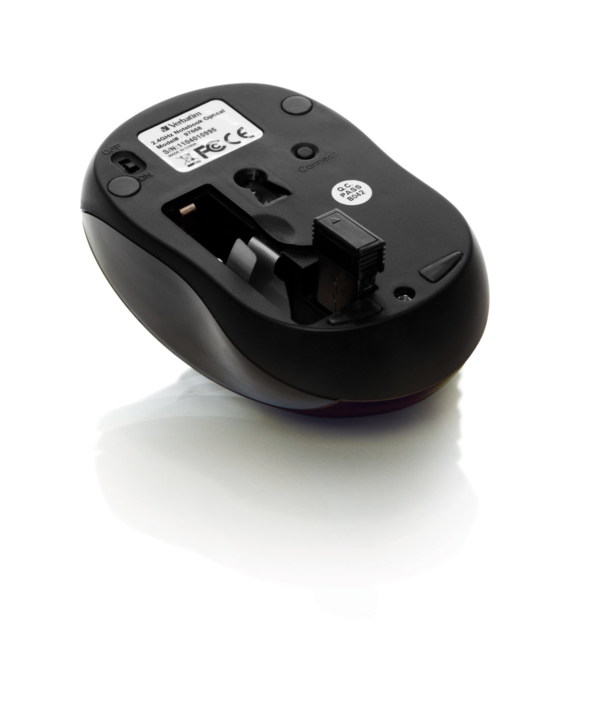 Verbatim Go Nano Maus Büro Beidhändig RF Wireless 1600 DPI