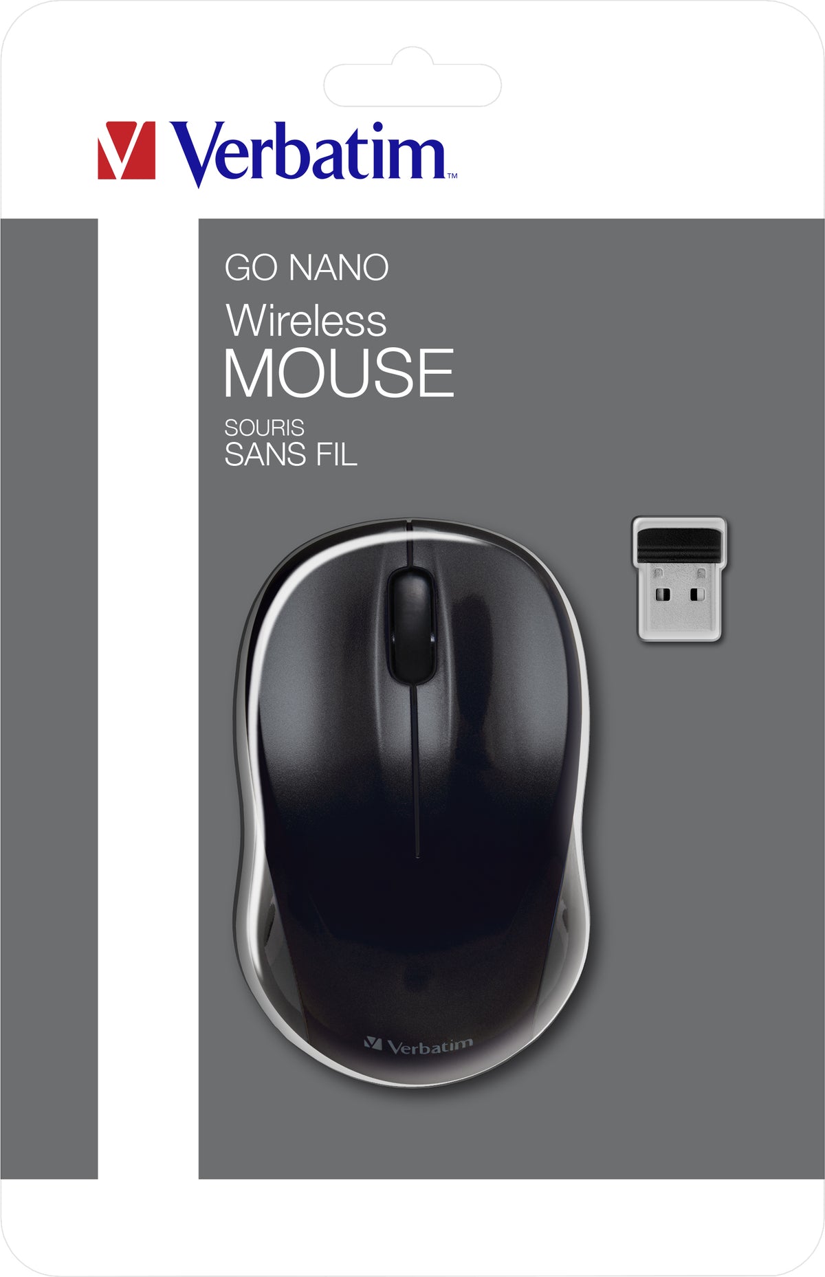 Verbatim Go Nano Maus Büro Beidhändig RF Wireless 1600 DPI